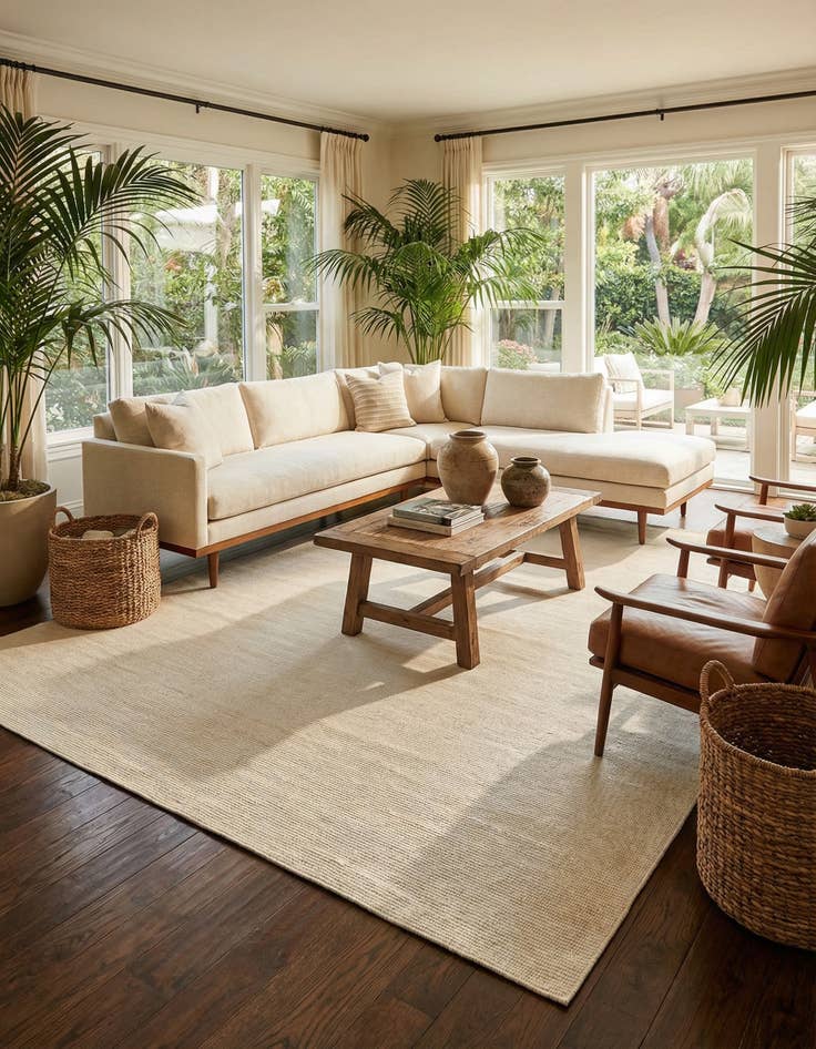 Detail image of  10' x 14' 1  Washable Jill Zarin Palm Springs Indoor / Outdoor Rug