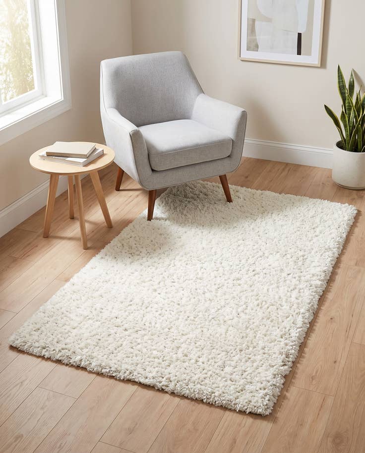 Detail image of 3' x 5' 3 Solid Shag Rug