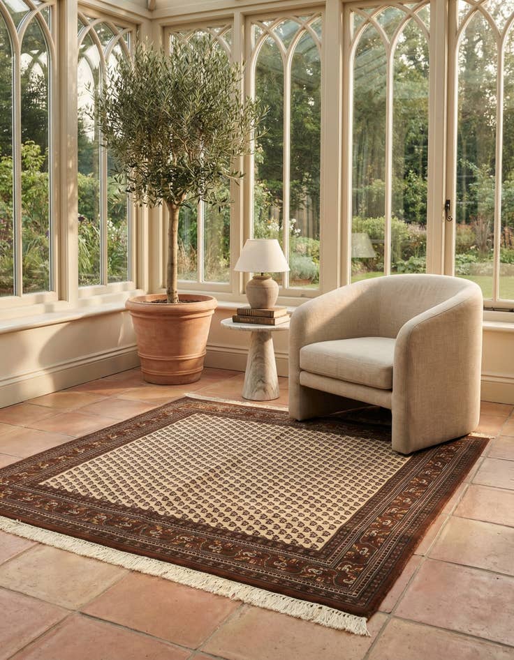 Detail image of 5' 1 x 5' 1 Mir Square Rug