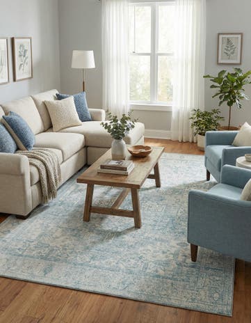7' 6 x 10' 6 Washable Timeless Rug
