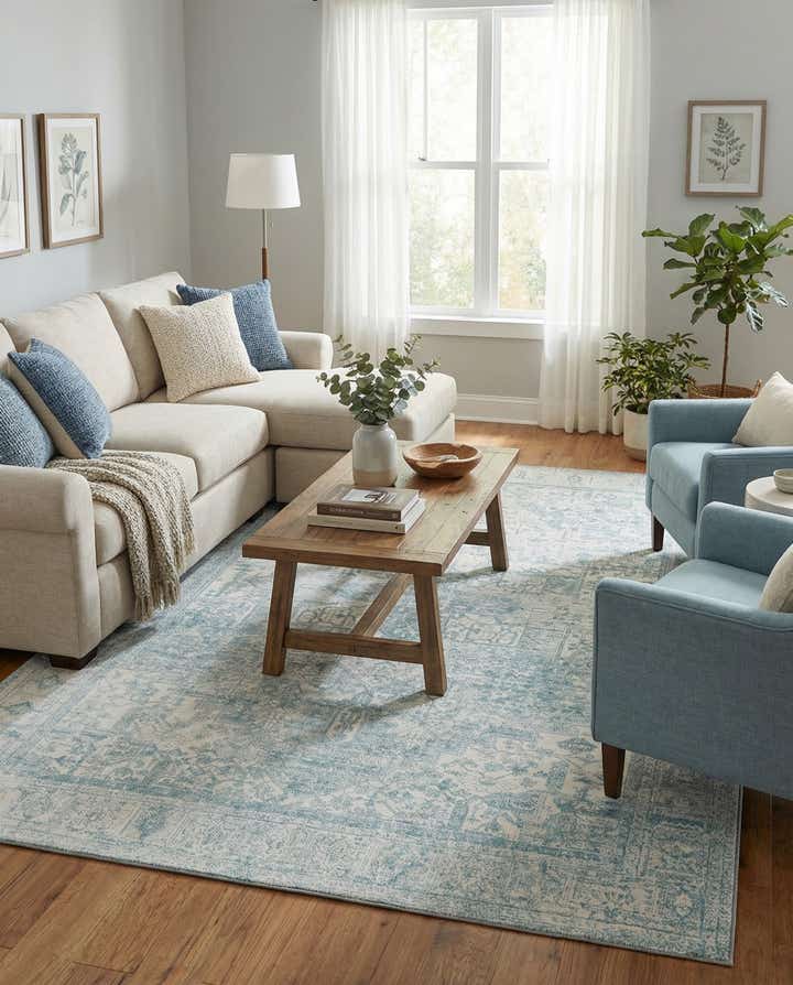 7' 6 x 10' 6 Washable Timeless Rug