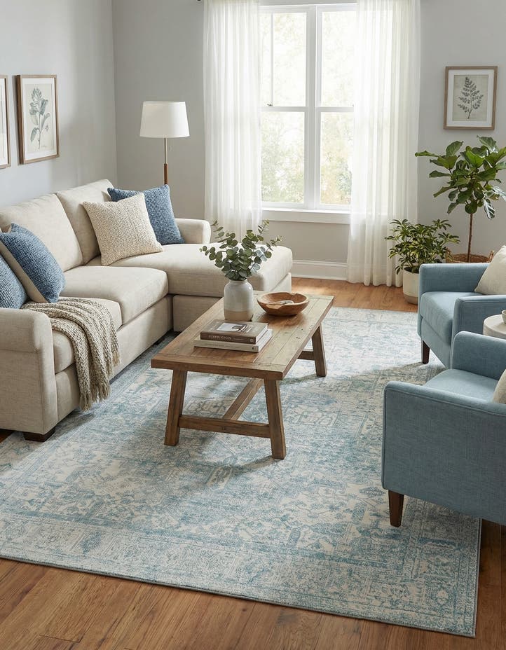 7' 6 x 10' 6 Washable Timeless Rug