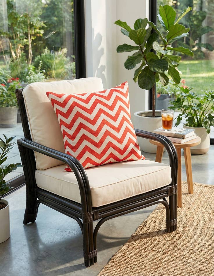 Detail image of 18" x 18" Chevron Pillow Cover