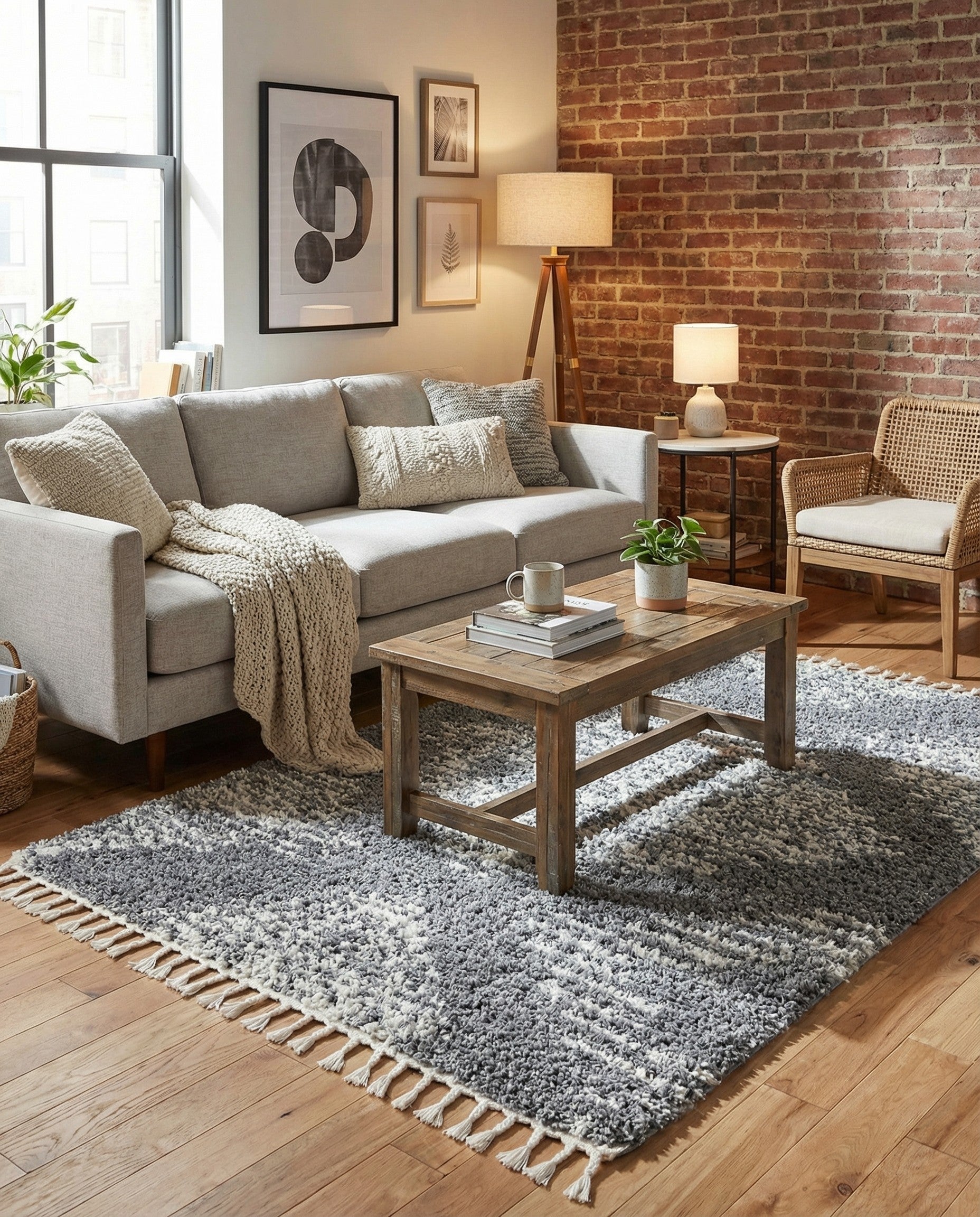  4' x 6' Serenity Shag Rug