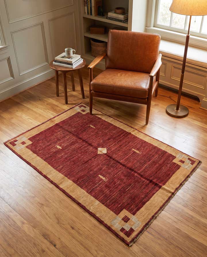3' 10 x 5' 10 Hand Knotted Modern Ziegler Rug