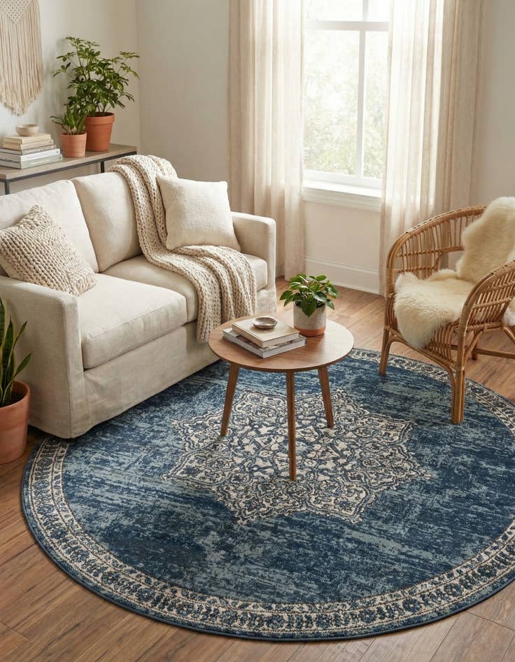 Detail image of  6' x 6' Nyla Round Rug