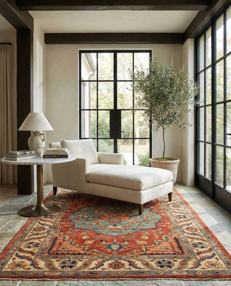 Detail image of 5' 10 x 8' 3 Sara Wool Rug