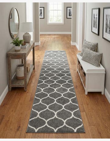2' x 10' Trellis Frieze Runner Rug