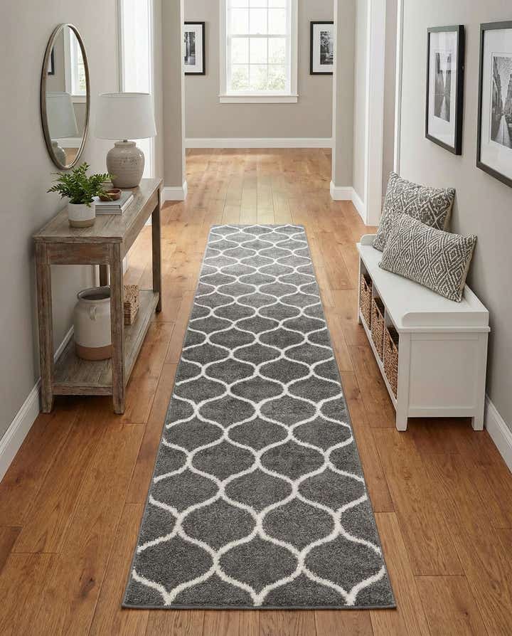2' x 10' Lattice Frieze Runner Rug