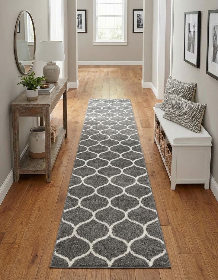 2' x 10' Lattice Frieze Runner Rug