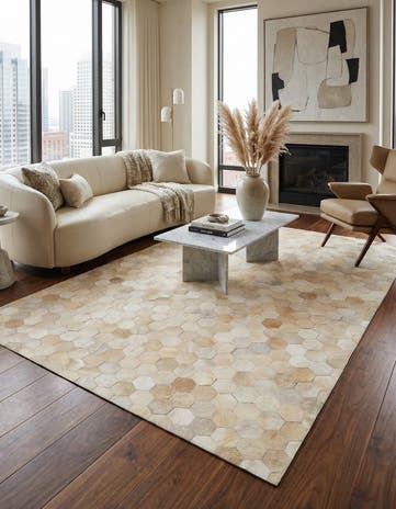 5' 4 x 7' 4 Cowhide Rug