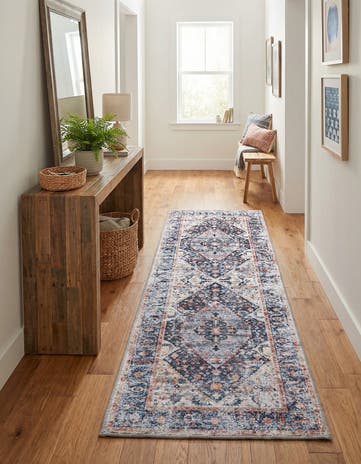 2' x 5' Washable Yara Runner Rug
