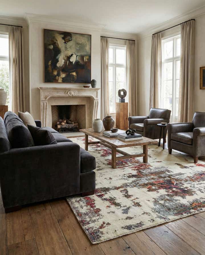 6' x 9' 10 Hand Knotted Ultra Vintage Persian Wool Rug