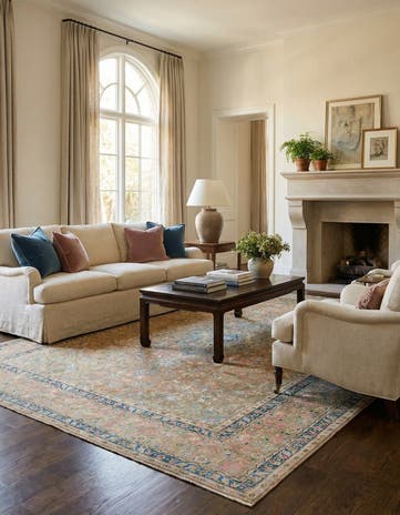 9' 8 x 12' 8 Hand Knotted Ultra Vintage Persian Wool Rug