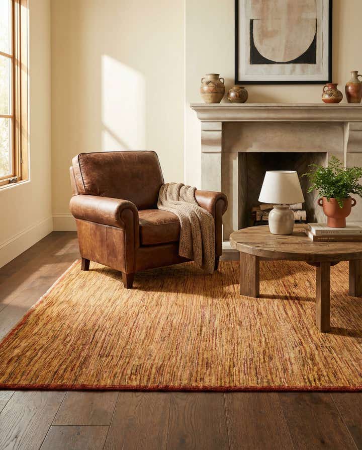 3' 10 x 6' Hand Knotted Modern Ziegler Rug