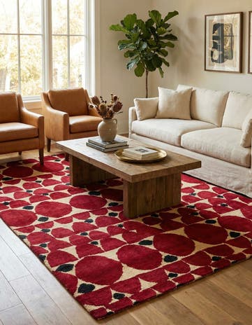 5' 4 x 8' Hand Knotted Darya Wool Rug
