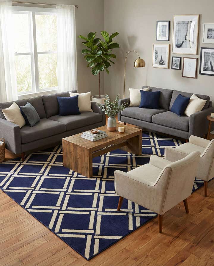9' x 12' Lattice Rug
