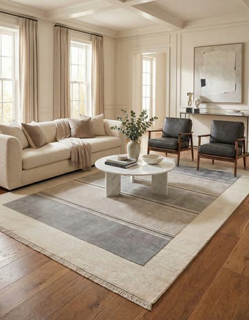 6' 10 x 9' 9 Hand Knotted Darya Wool Rug