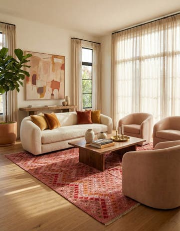 8' 8 x 9' 8 Hand Woven Kilim Modern Wool Rug