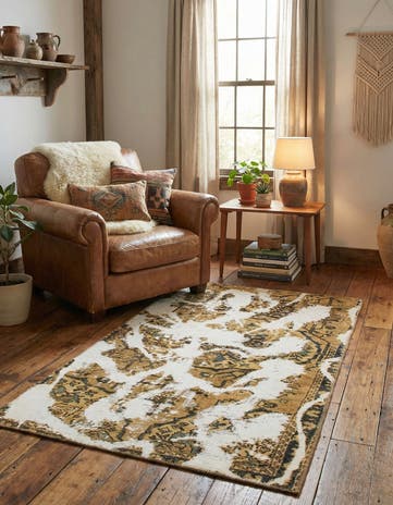 3' 2 x 5' 9 Hand Knotted Ultra Vintage Persian Wool Rug