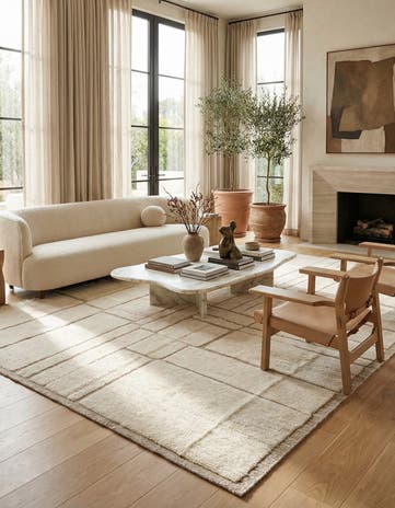 9' 5 x 12' 8 Hand Knotted Beni Marok Rug