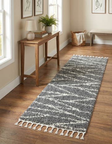 2' x 6' Serenity Shag Runner Rug