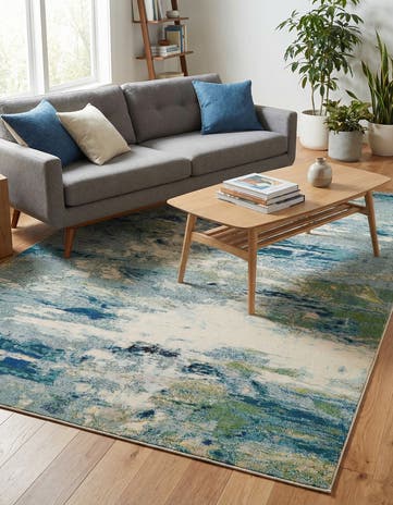 9' x 12' 2 Washable Theia Rug