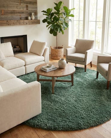  8' x 8' Infinity Shag Round Rug