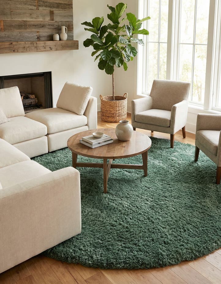 8' x 8' Infinity Shag Round Rug