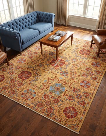 6' 7 x 8' 7 Hand Knotted Ariana Ziegler Oriental Rug