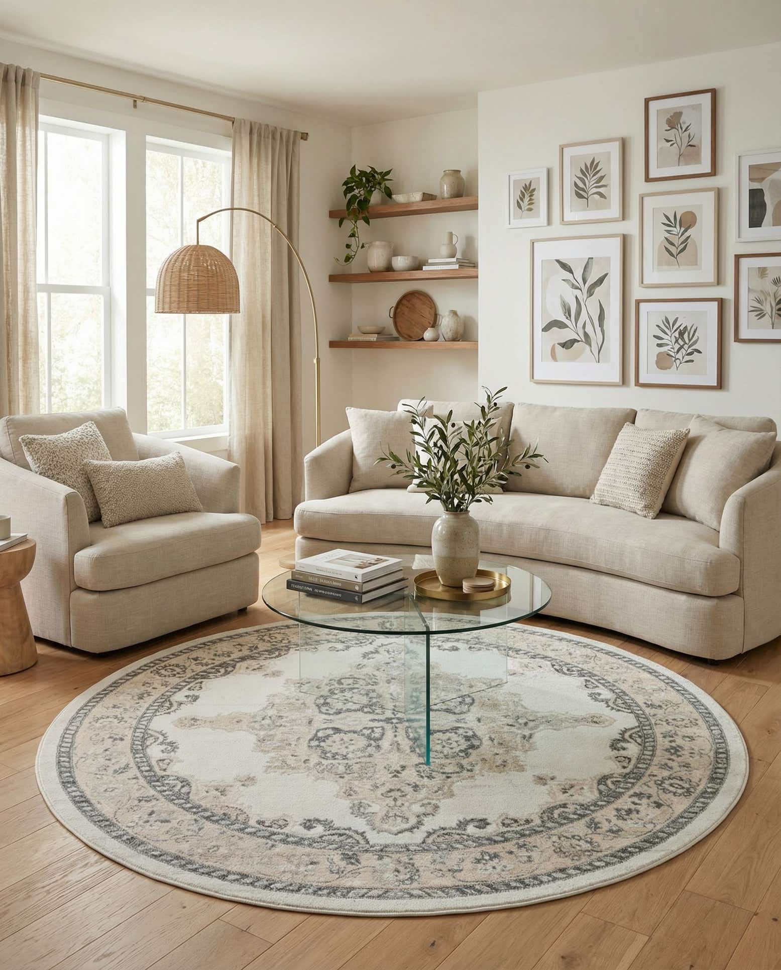 7' 10 x 7' 10 Parker Round Rug