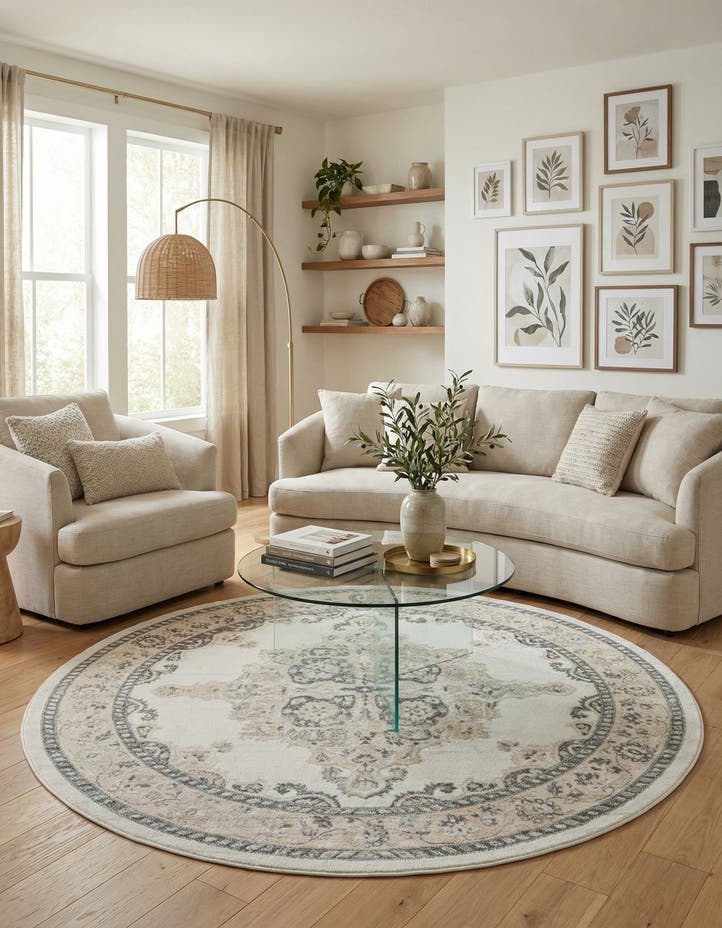 7' 10 x 7' 10 Parker Round Rug