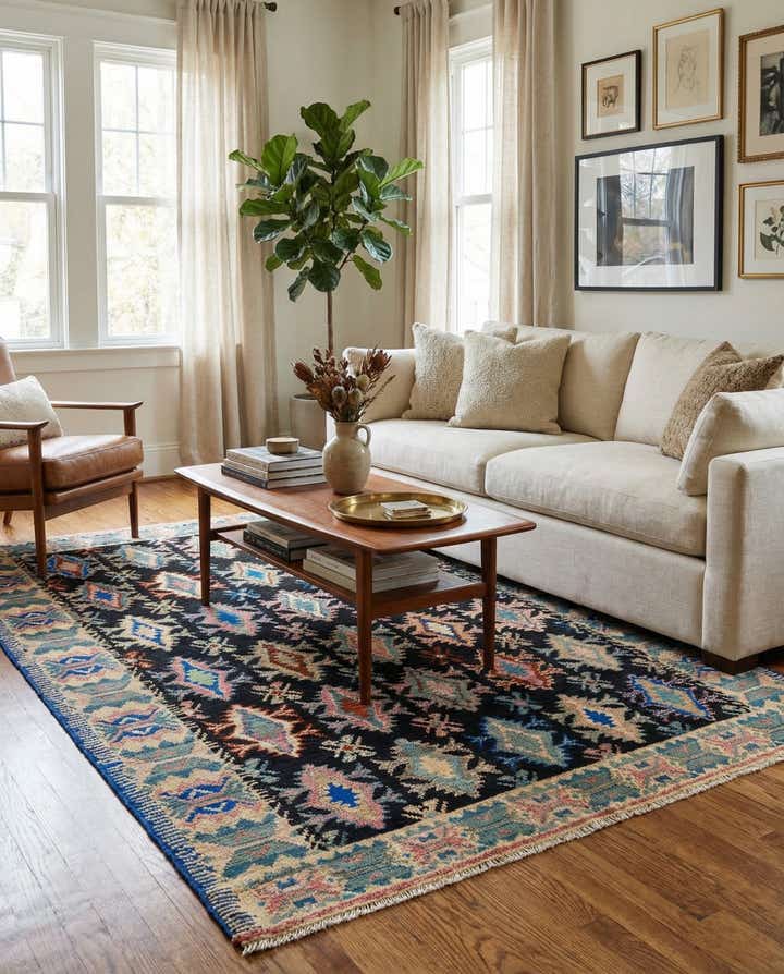 5' 5 x 8' 3 Hand Knotted Darya Rug