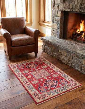 2' 8 x 4' 2 Hand Knotted Kazak Rug