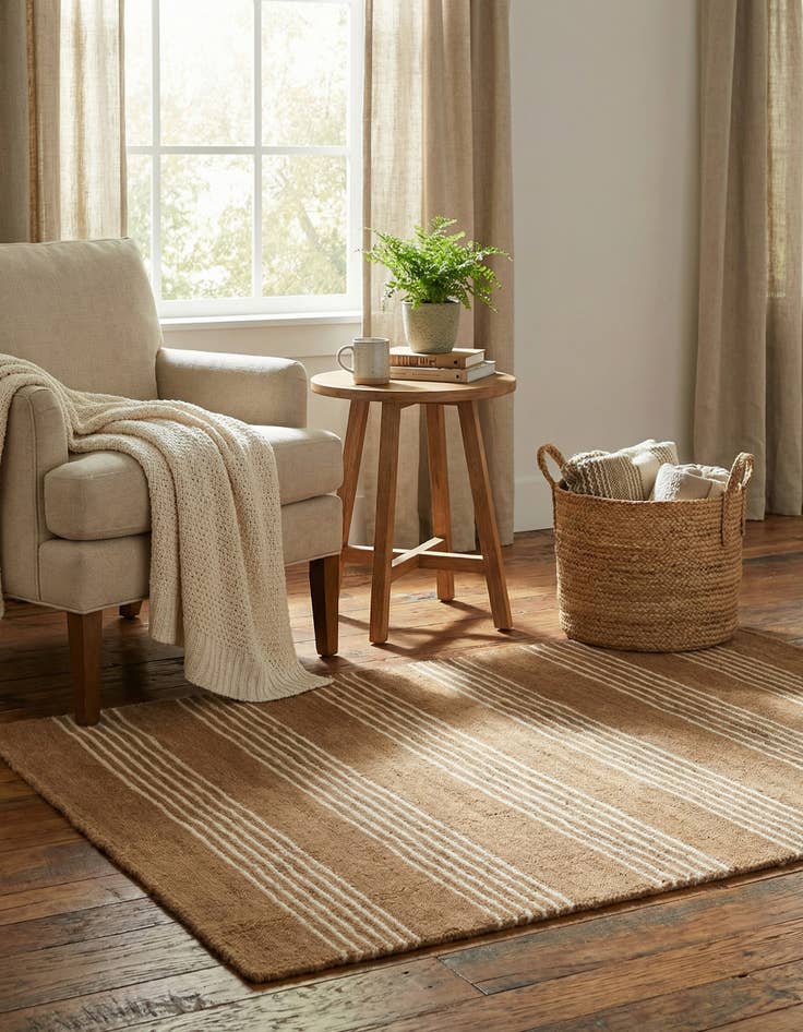 Detail image of 2' 2 x 3' 2 Jill Zarin Natural Wool Rug