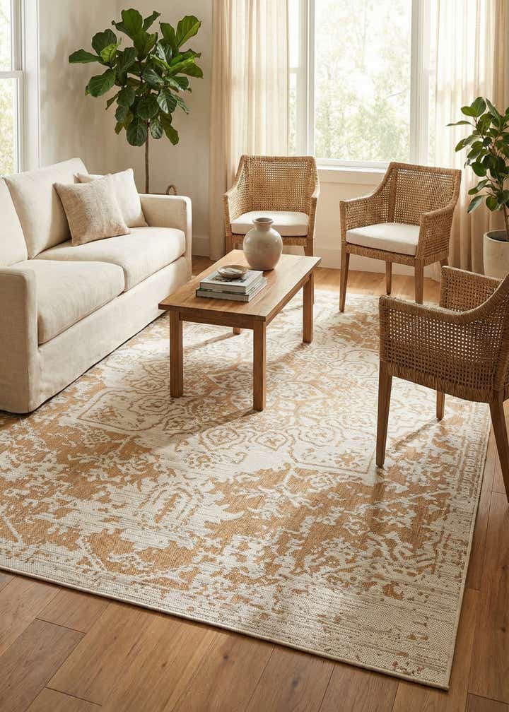 7' x 10' Easy-Clean Jill Zarin Dubai Indoor / Outdoor Rug