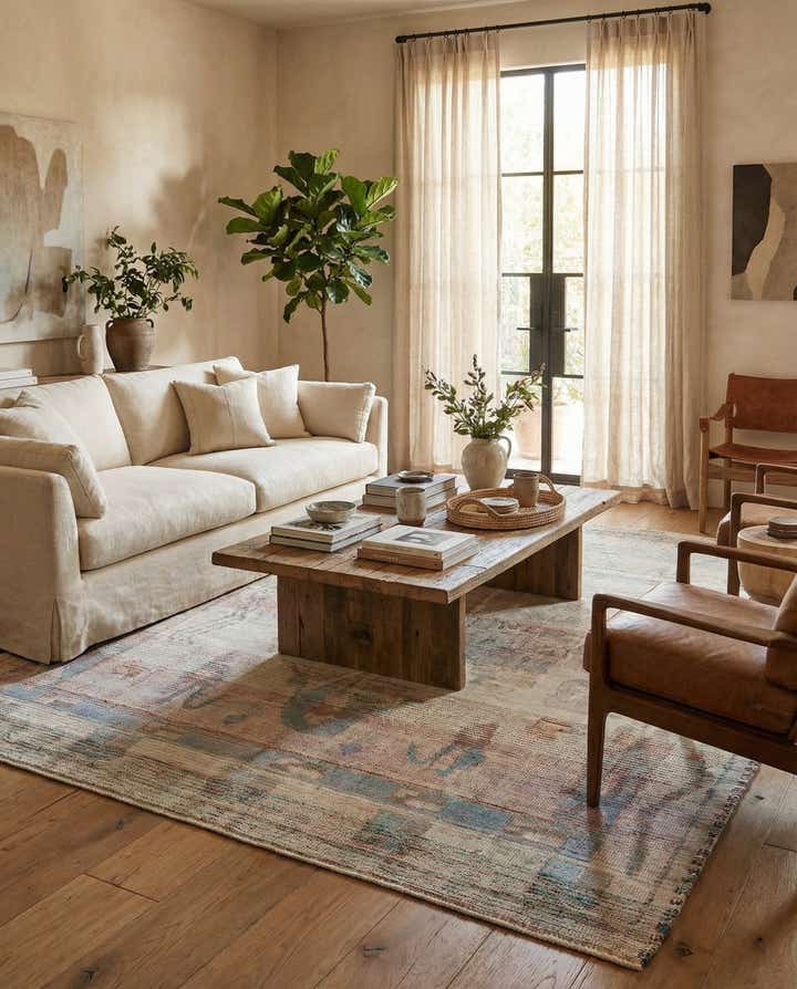 8' 9 x 11' 5 Hand Knotted Moroccan Wool Rug