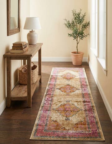 Beige Aria Runner Rug