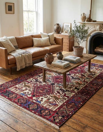 4' x 6' 7 Kilim Rug