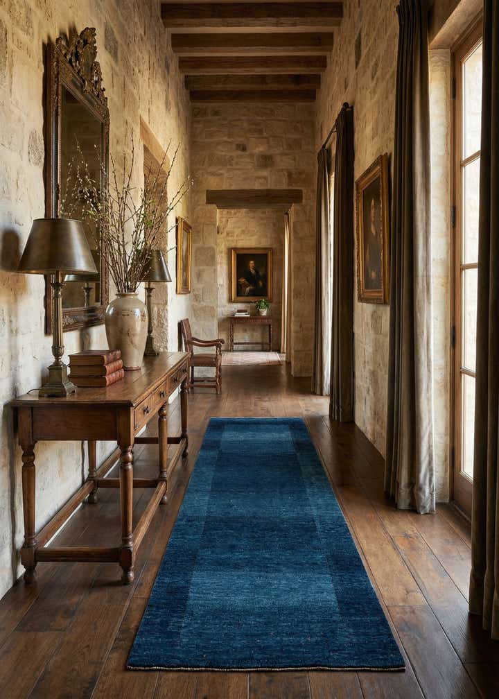 3' 1 x 9' 4 Hand Knotted Kashkuli Rug