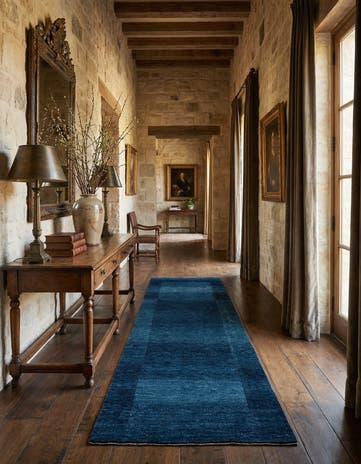 3' 1 x 9' 4 Hand Knotted Kashkuli Rug