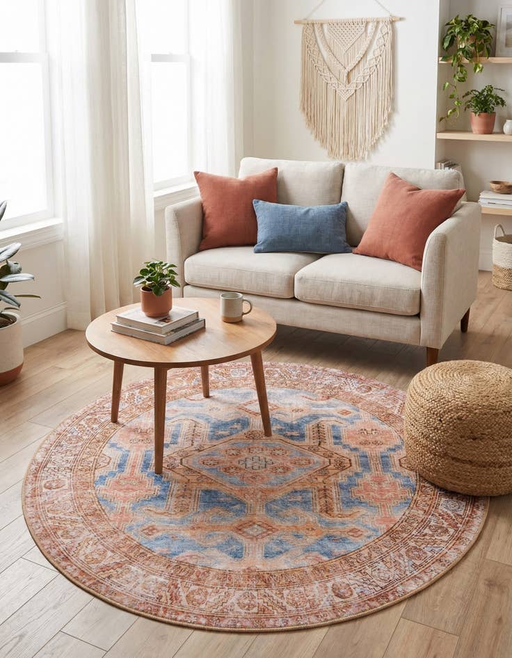 Detail image of 3' 6 x 3' 6 Timeless Round Rug