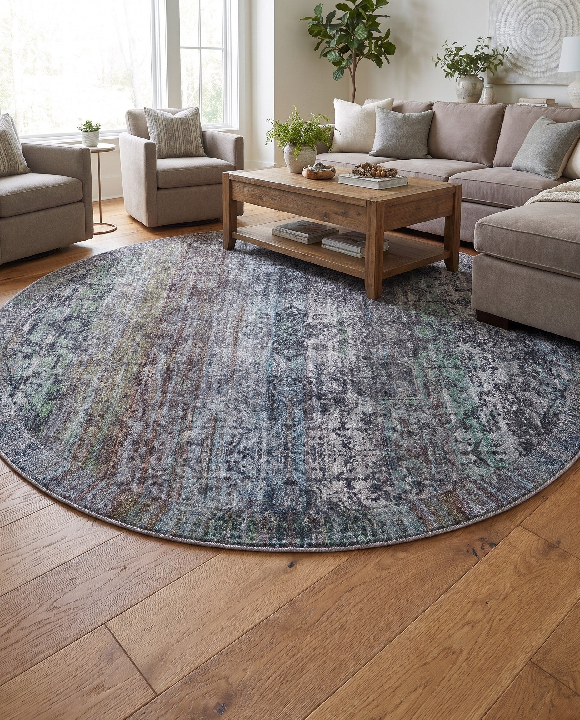 245cm x 245cm Renaissance Tapis Rond