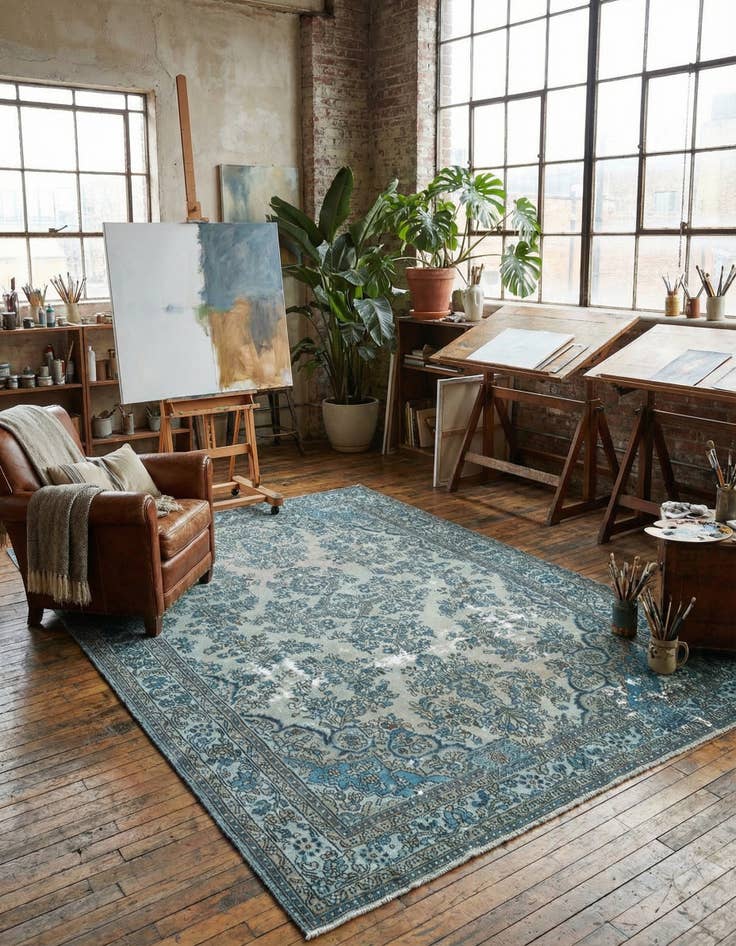 Detail image of 9' 1 x 13' 7 Vintage Rug