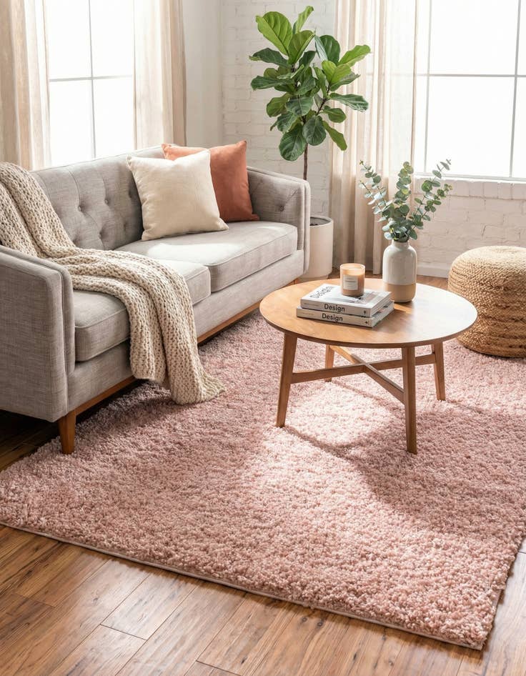 Detail image of 5' 3 x 7' 7 Lagom Shag Rug