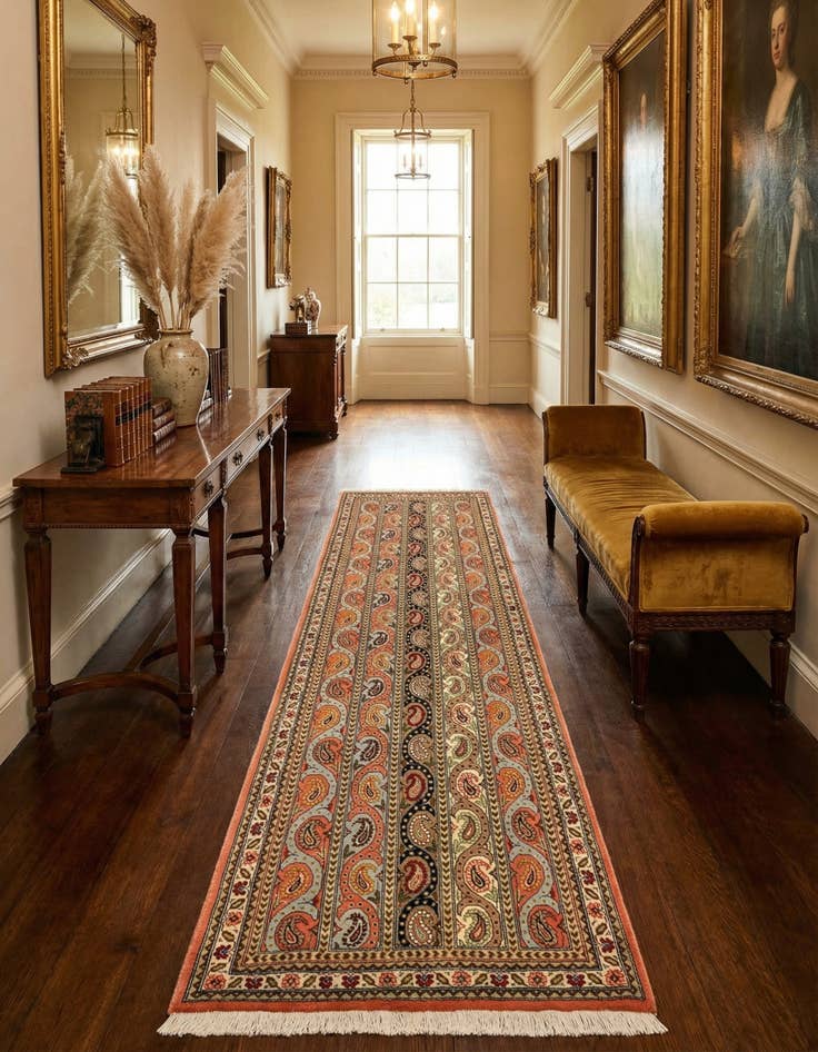 Detail image of 2' 1 x 6' 5 Tabriz Runner Rug