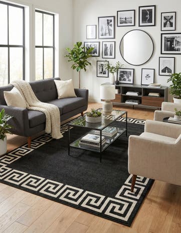 Charcoal Hera Rug