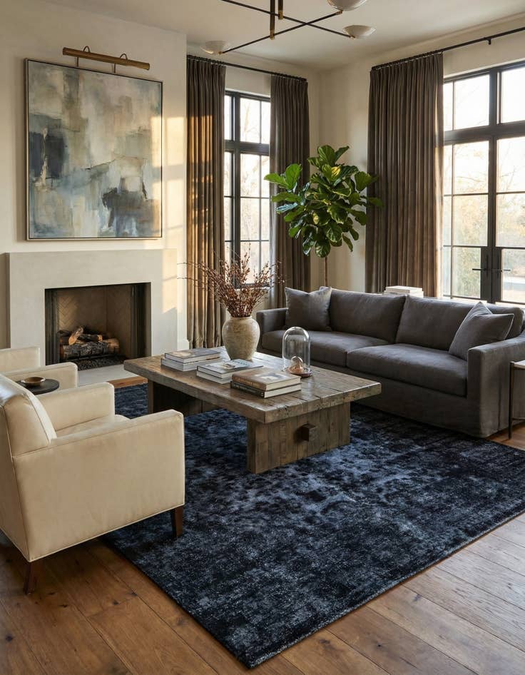 Detail image of 10' x 12' 4  Hand Knotted Ultra Vintage Persian Wool Rug