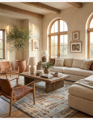 8' 9 x 12' 3 Hand Knotted Moroccan Wool Rug