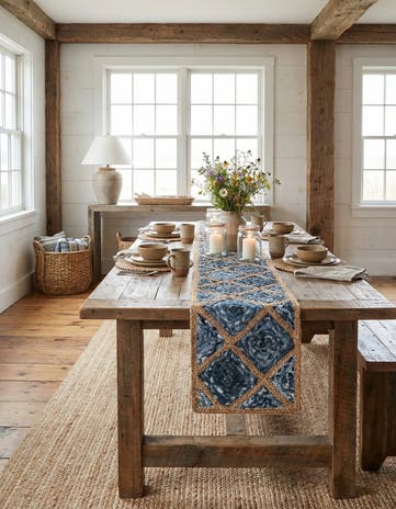 1' 2 x 10' Handmade Braided Jute Table Runner Rug